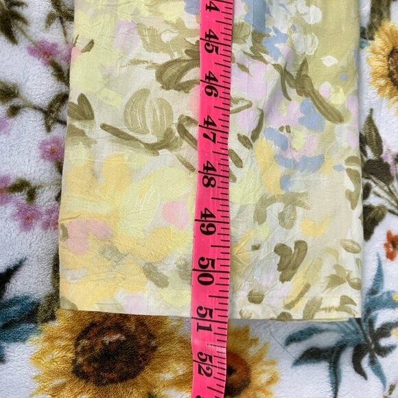 Vintge Jams World Maxi Dress Womens XXL Painted Flowers Rayon Resort Beach - Picture 9 of 12